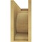 Ekena Millwork 10"W x 30"D x 20"H Classic Emerson Rough Cedar Woodgrain TimberThane Corbel, Primed Tan CORUR10X30X20EMRRCPR - alternate 3